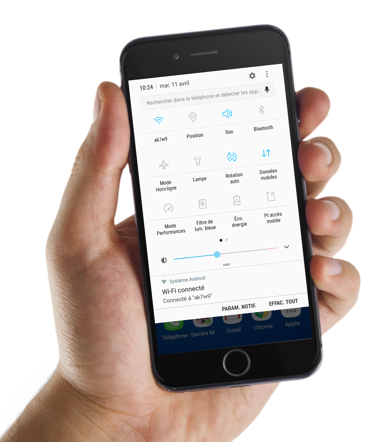 Je désactive les options inutiles de mon smartphone