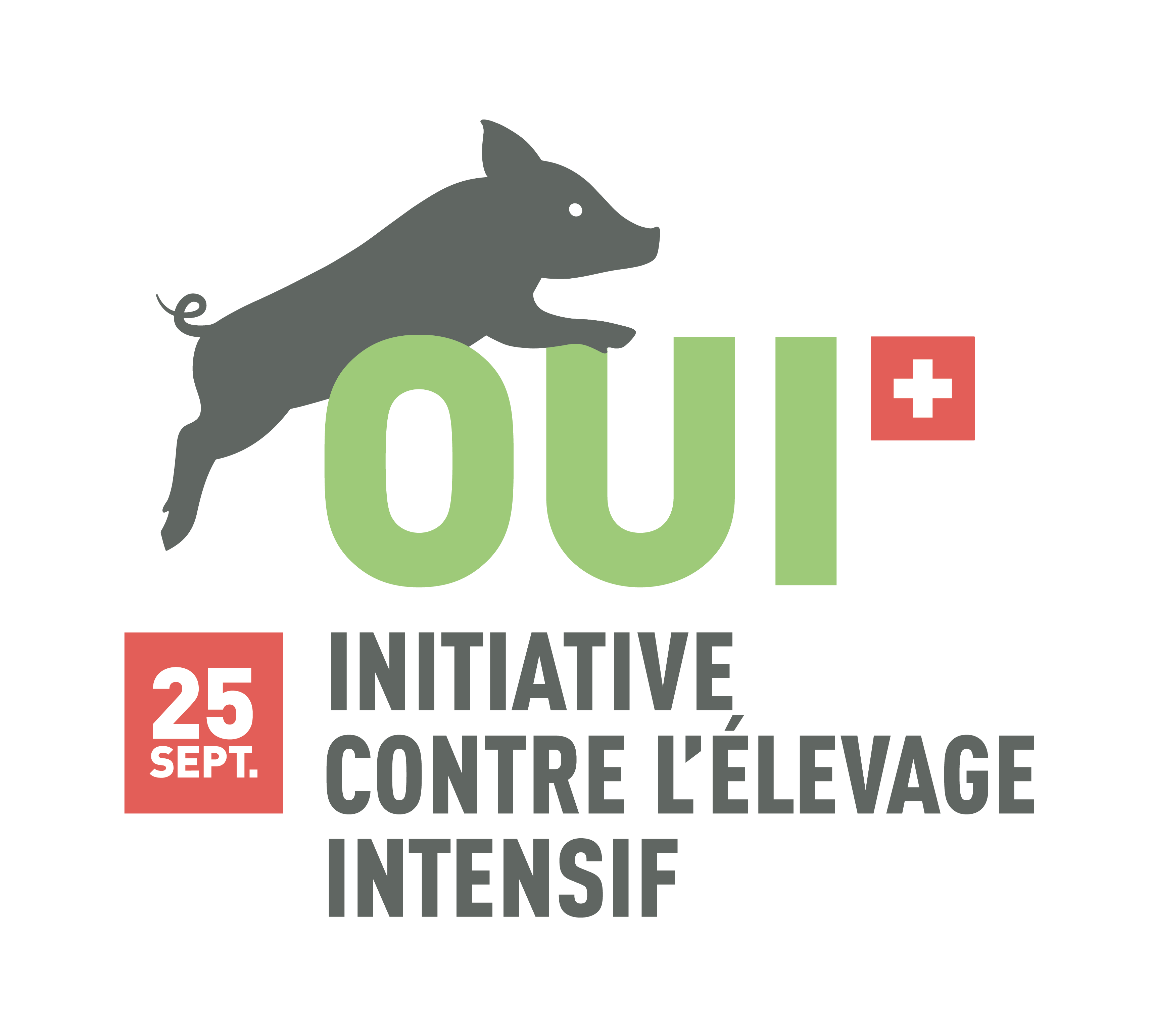 Je vote OUI à l'Initiative contre l'élevage intensif